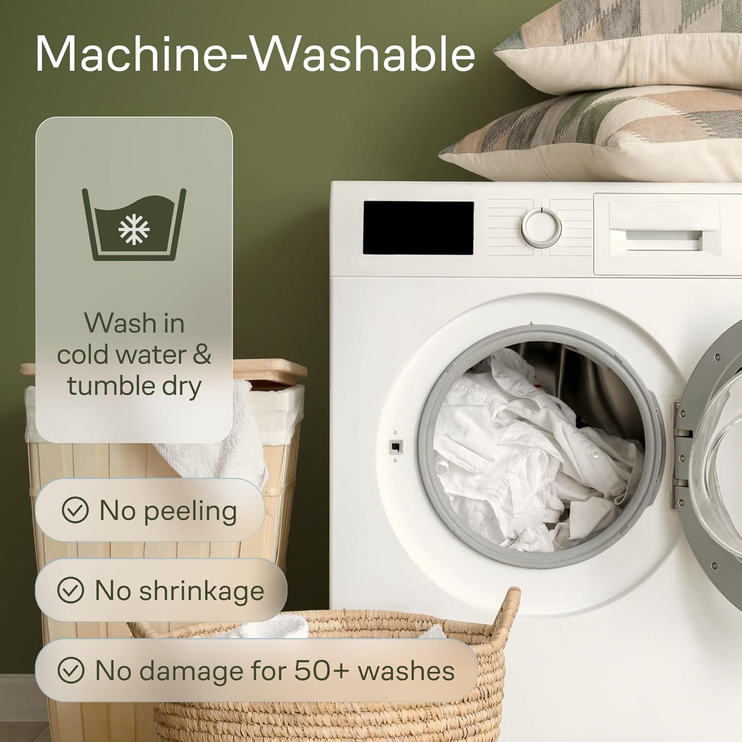 image:image100 Waterproof Twin Mattress Protector 360 Pad Protection Against Spills Stains amp Accidents for Parents amp Pet Owners Noiseless amp Cooling Viscose Made from Bamboo WhiteWhite