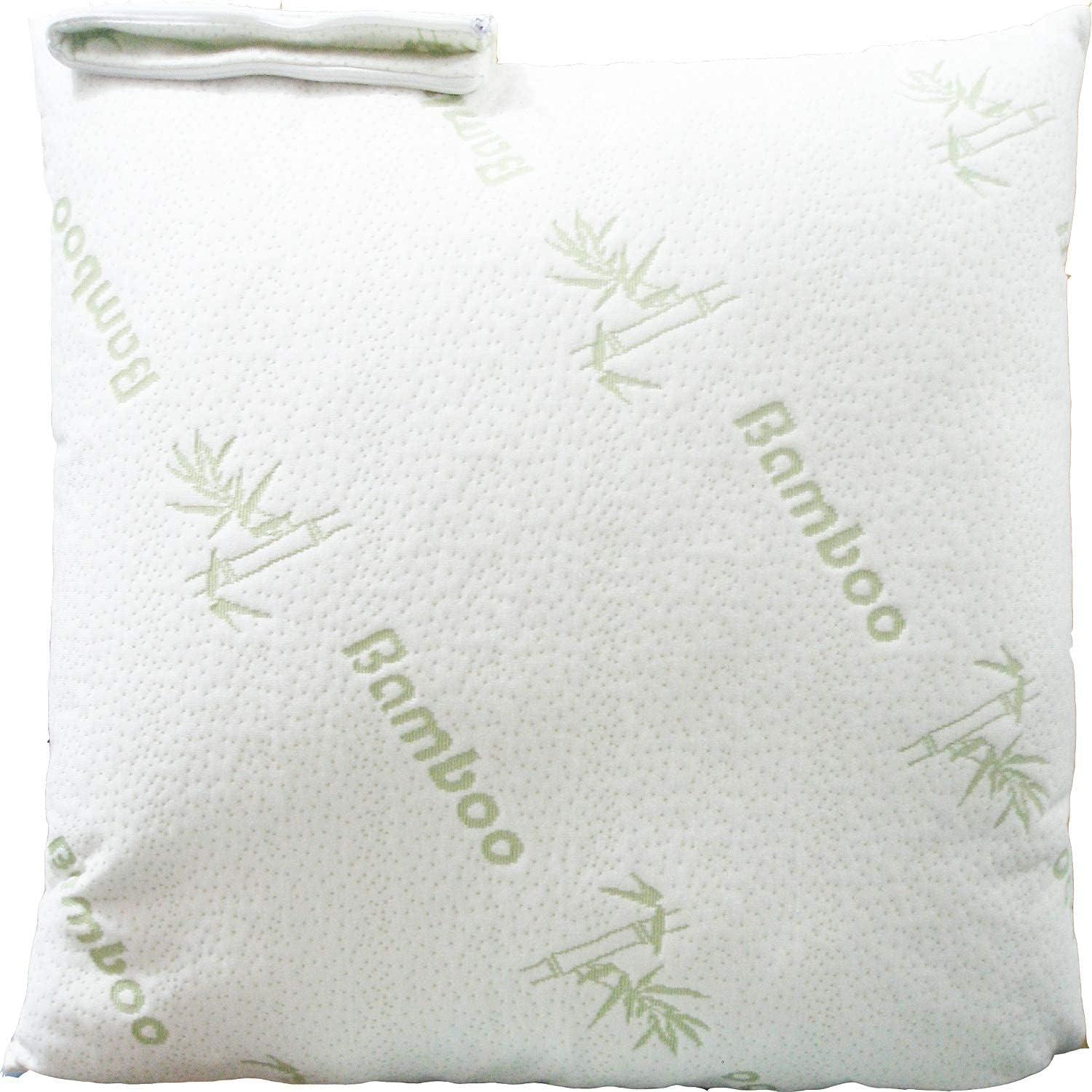image:imageCloudLike Pillow Protectors with Zipper Standard Size Breathable Cooling Pillow Covers for Hot Sleeprers 100 Resistant to Stains Dust amp Dirt Green 2PackGreen