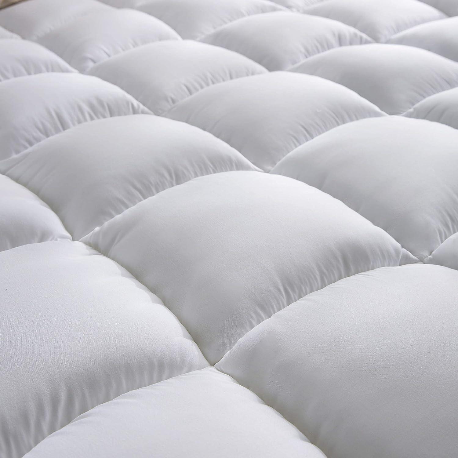 image:imageNiagara Microfiber Twin Mattress Topper Pillow Top Mattress Cover Quilted Fitted Cooling Topper for Back Pain Deep Pocket Fits 20 Inches 39x75 InchesTwin