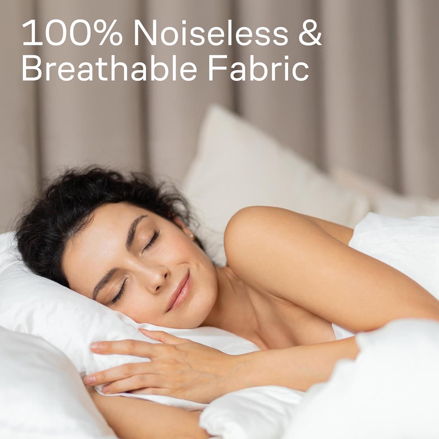 image:imageUltra Soft Pillow Protectors with Zipper King Size Set of 4 Breathable Pillow Covers 100 Protection Against Stains Dust amp Dirt Machine Washable WhiteBlack