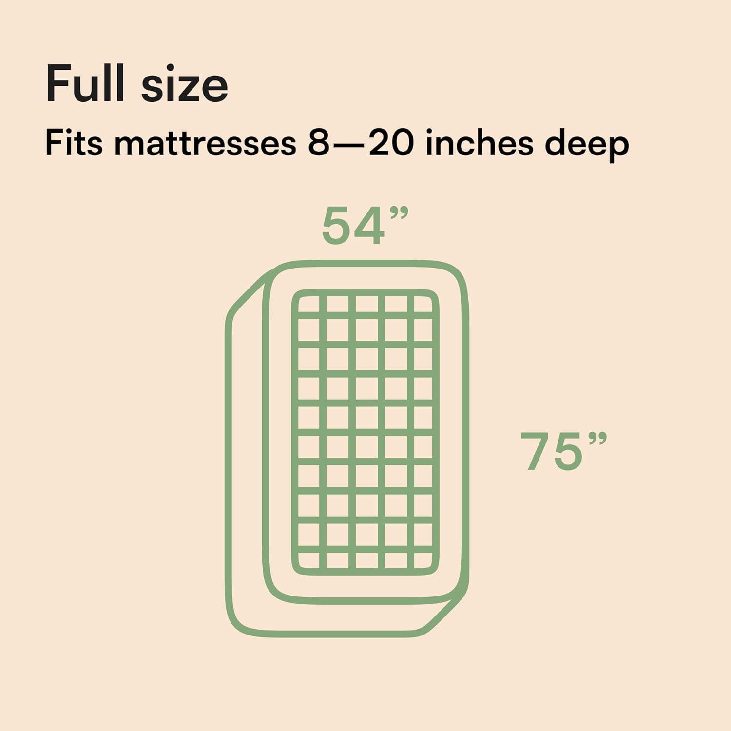 image:imageUltra Soft Twin Size Mattress Topper Viscose Made from Bamboo Pillow Top Mattress Pad for Back Pain Relief Naturally Cooling for Hot Sleepers WhiteFull