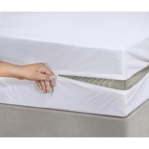 Niagara Waterproof 360 Protection Zippered Mattress Pad Queen 60×80 Non Noisy Cooling Breathable Ultra Plush Protector Absorbent Extra Deep Fits 20 Inches Deep Mattress(Polyester)