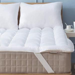 Ultra Soft Twin Mattress Topper – Cloud-Like Mattress Pad for Back Pain Relief – Breathable Cooling Material for Hot Sleepers, Dark White