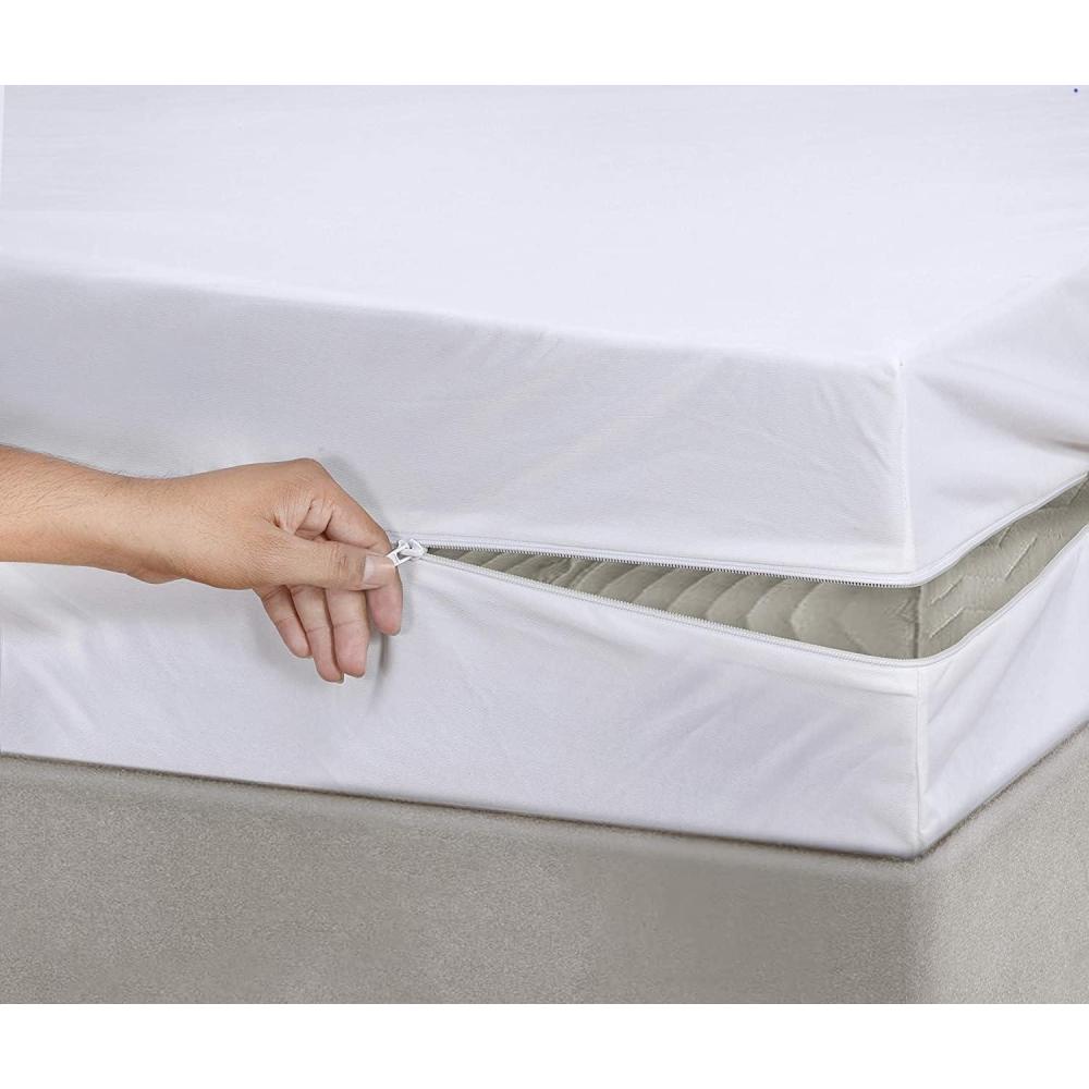 image:imageNiagara Cotton Mattress Pad Full 54x75 Non Noisy Cooling Breathable Ultra Plush Absorbent Protector Extra Deep Fits 20 Inches Deep MattressPolyester